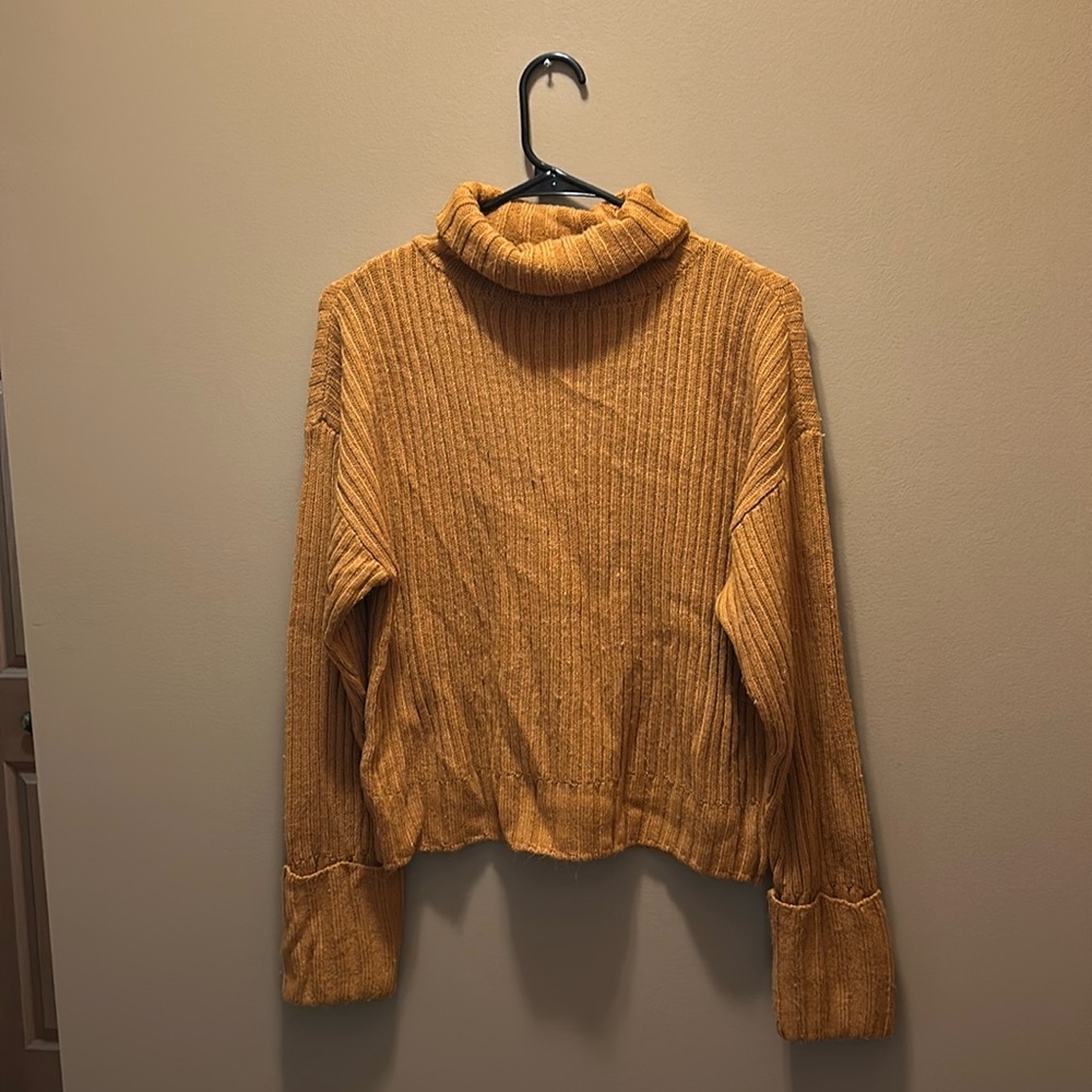 Nine West Burnt Orange Turtleneck Sweater